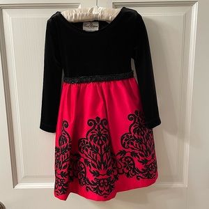 Toddler Girl Special Occasion/ Christmas Dress with matching bloomers. Size 3T